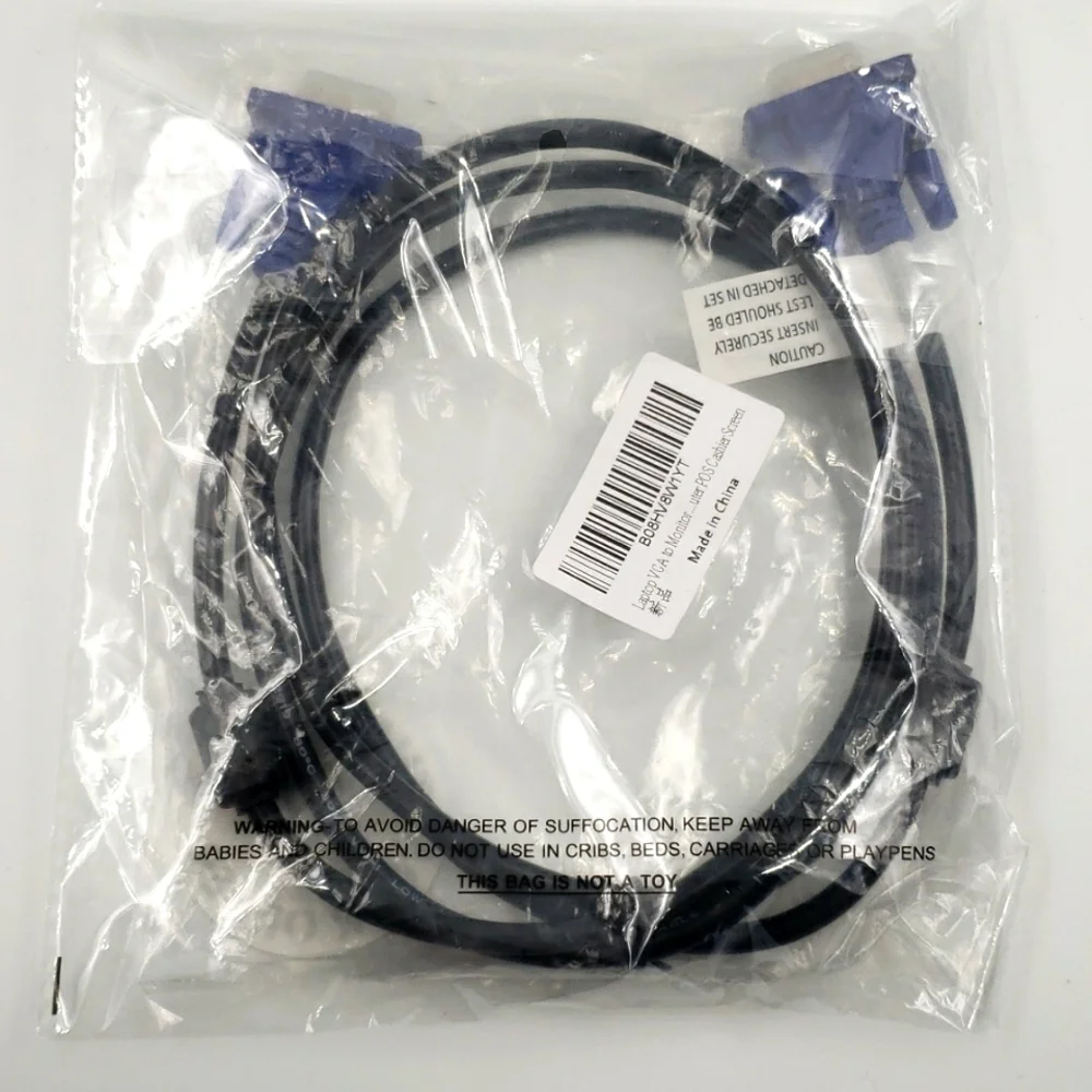 HD15 Male to Male VGA Video Cable for TV Computer Monitor 6Ft